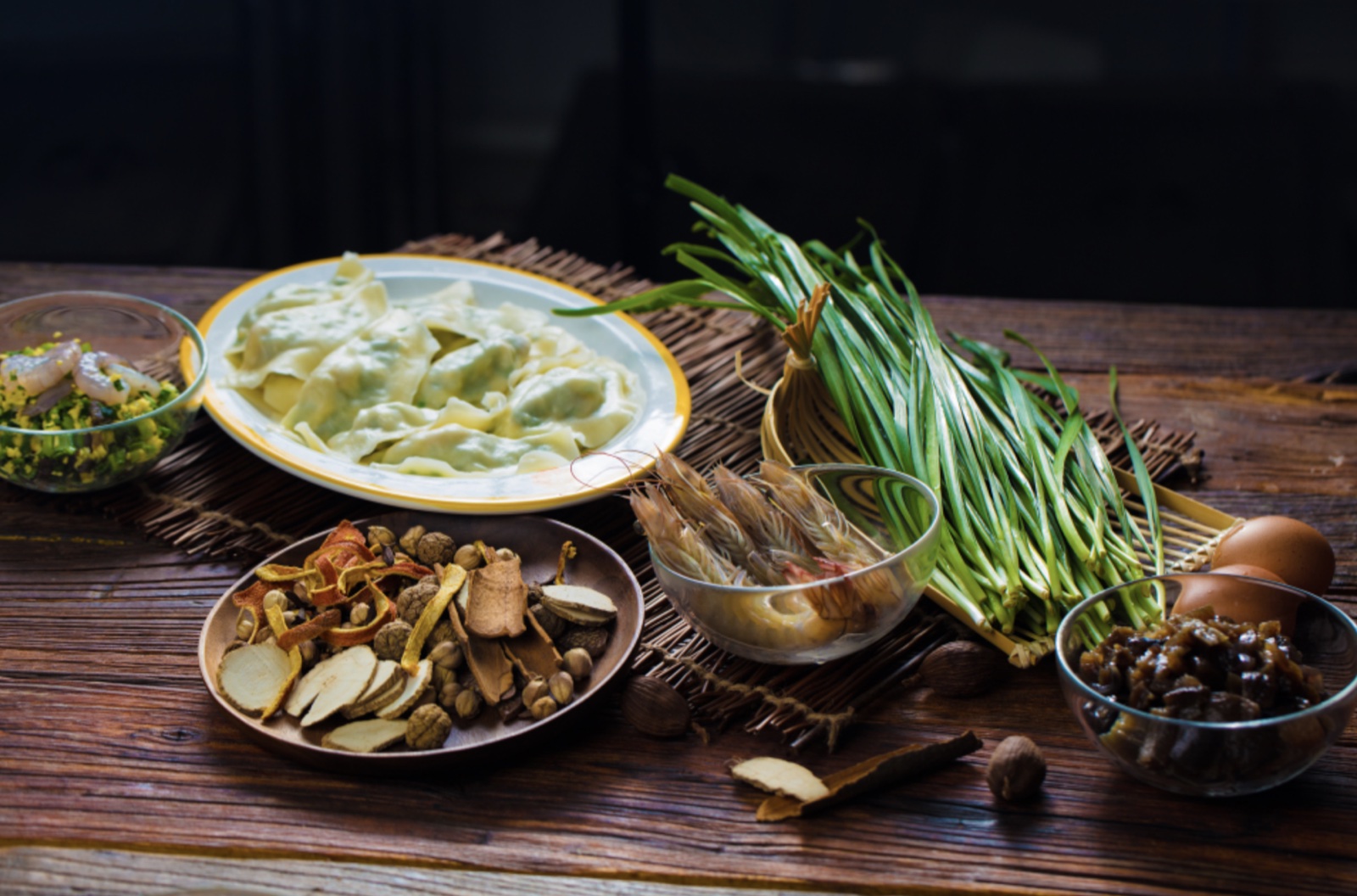 Chinese home cooking ingredients