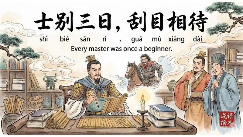 士别三日，刮目相待